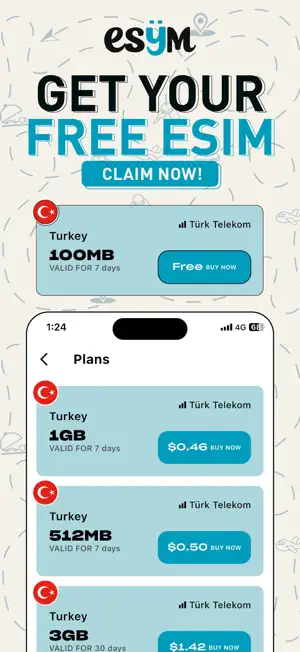 Keyf eSŸM, Instant Global eSIM screenshot 1