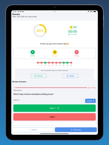 CPA Exam Prep: AICPA Study iPad screenshot