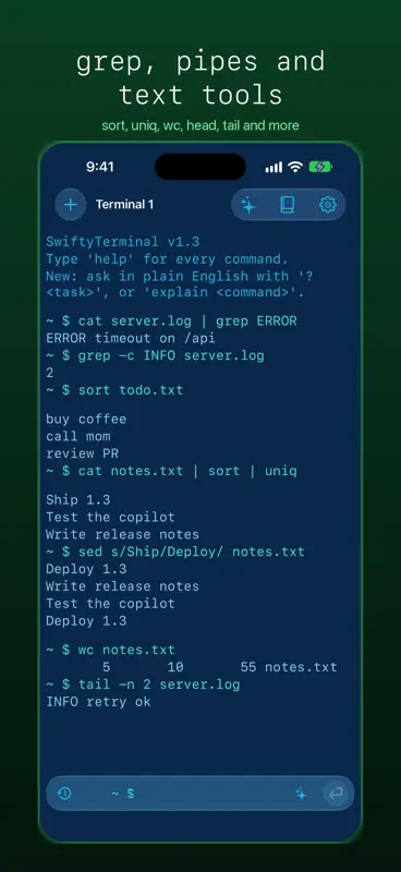 SwiftyTerminal: Terminal Shell screenshot 5 of 10