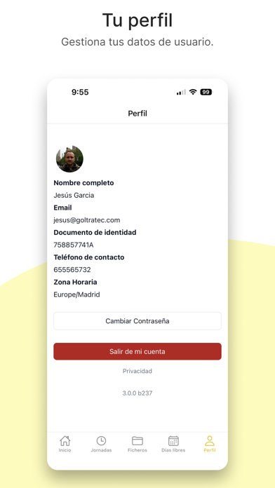 Control de Jornada Laboral Screenshot 6 of 10