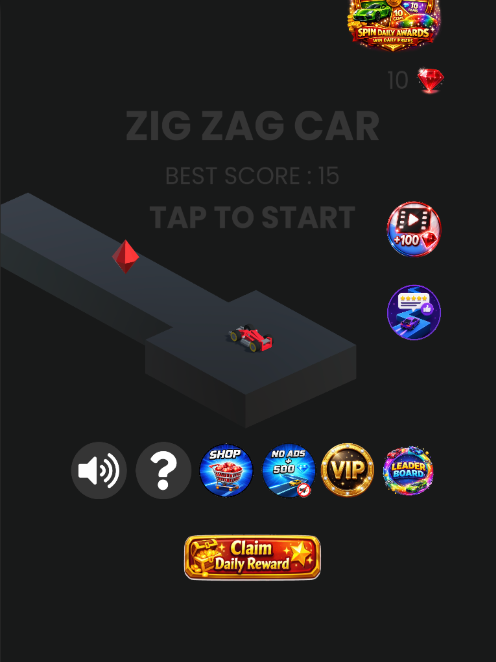 Car Zig Zag 3D