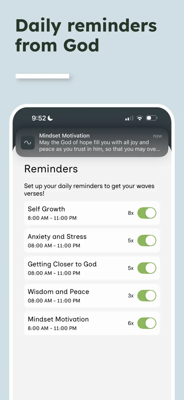 #4. Waves: Bible Verse (iOS) Ved: Rocquel Mosley