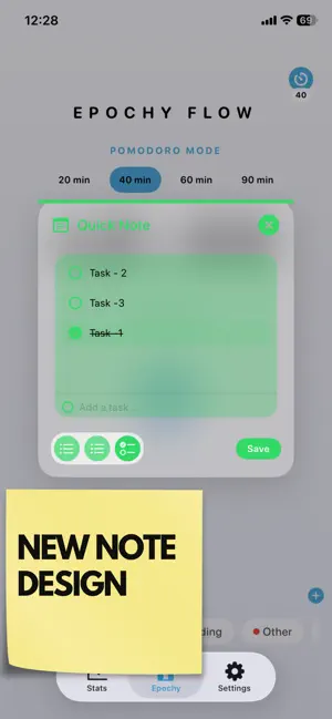 Epochy | Flexible Pomodoro screenshot 2