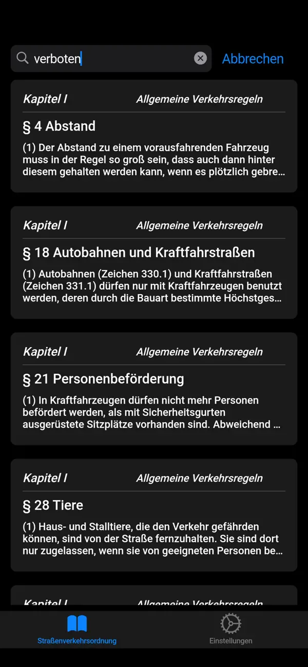Screenshot #2 pour StVO Regeln 2026
