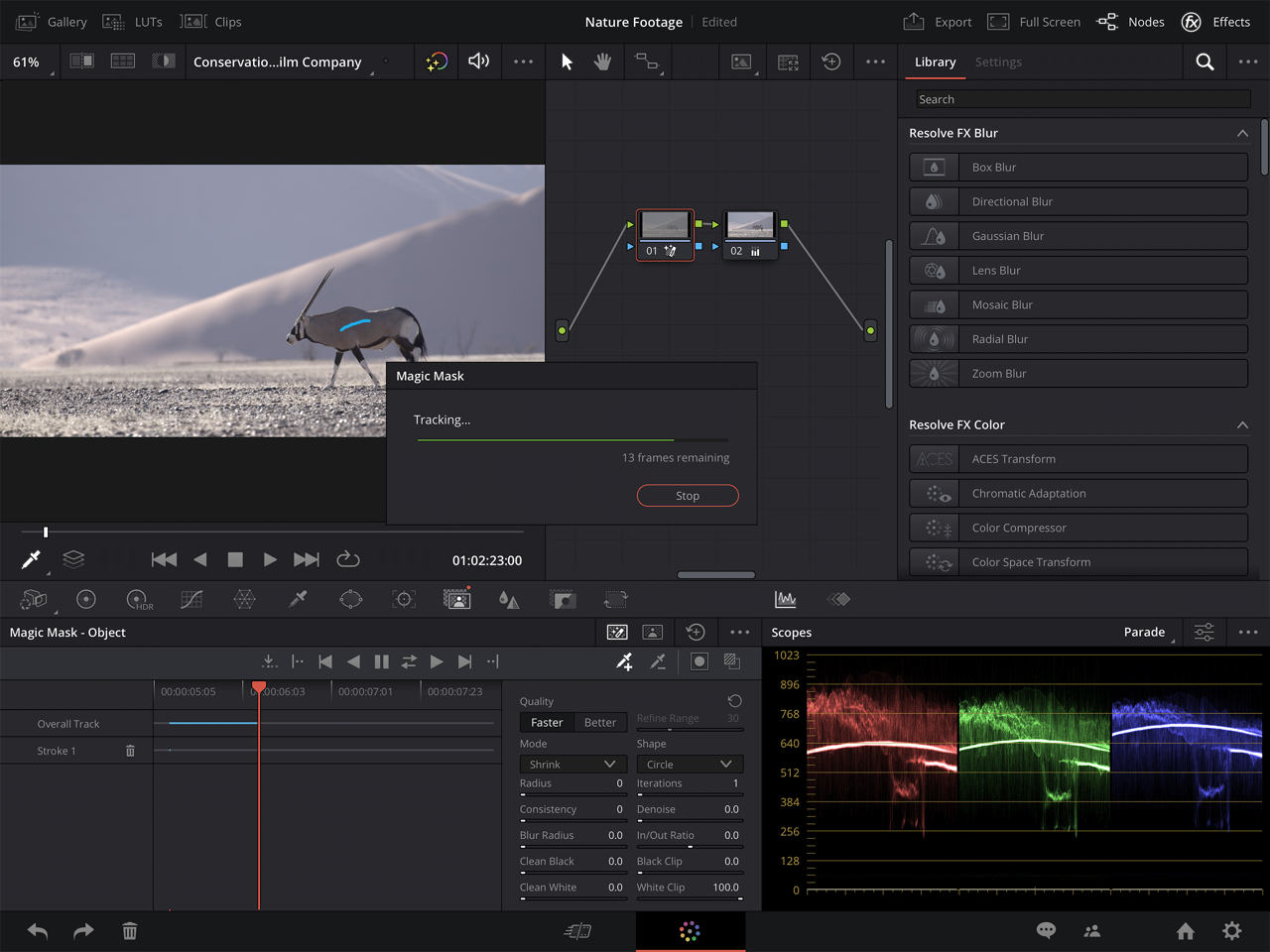 DaVinci Resolve for iPad スクリーンショット 7