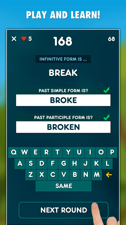 #1. Irregular Verbs Test (iOS) 由: Michal Sajban