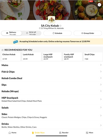 SA City Kebab iPad screenshot