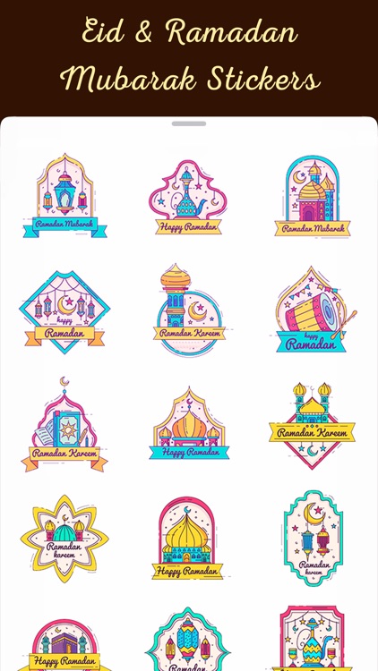 Eid & Ramadan Mubarak Stickers