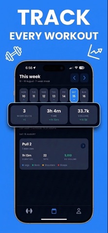 Kineo: Gym Workout Tracker Screenshot 1 of 4