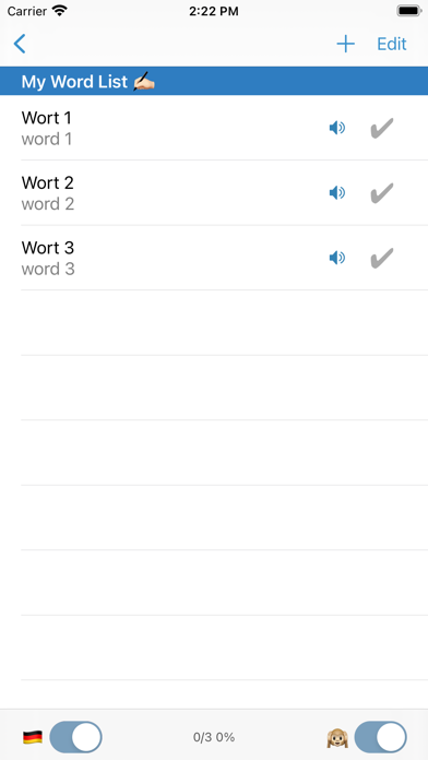 cRaMiT German GCSE Vocabulary Screenshot