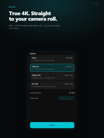 VidKit - Video Editor iPad screenshot