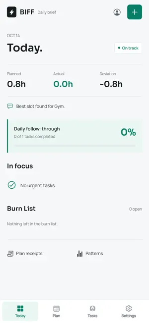 BIFF - Planner screenshot 2