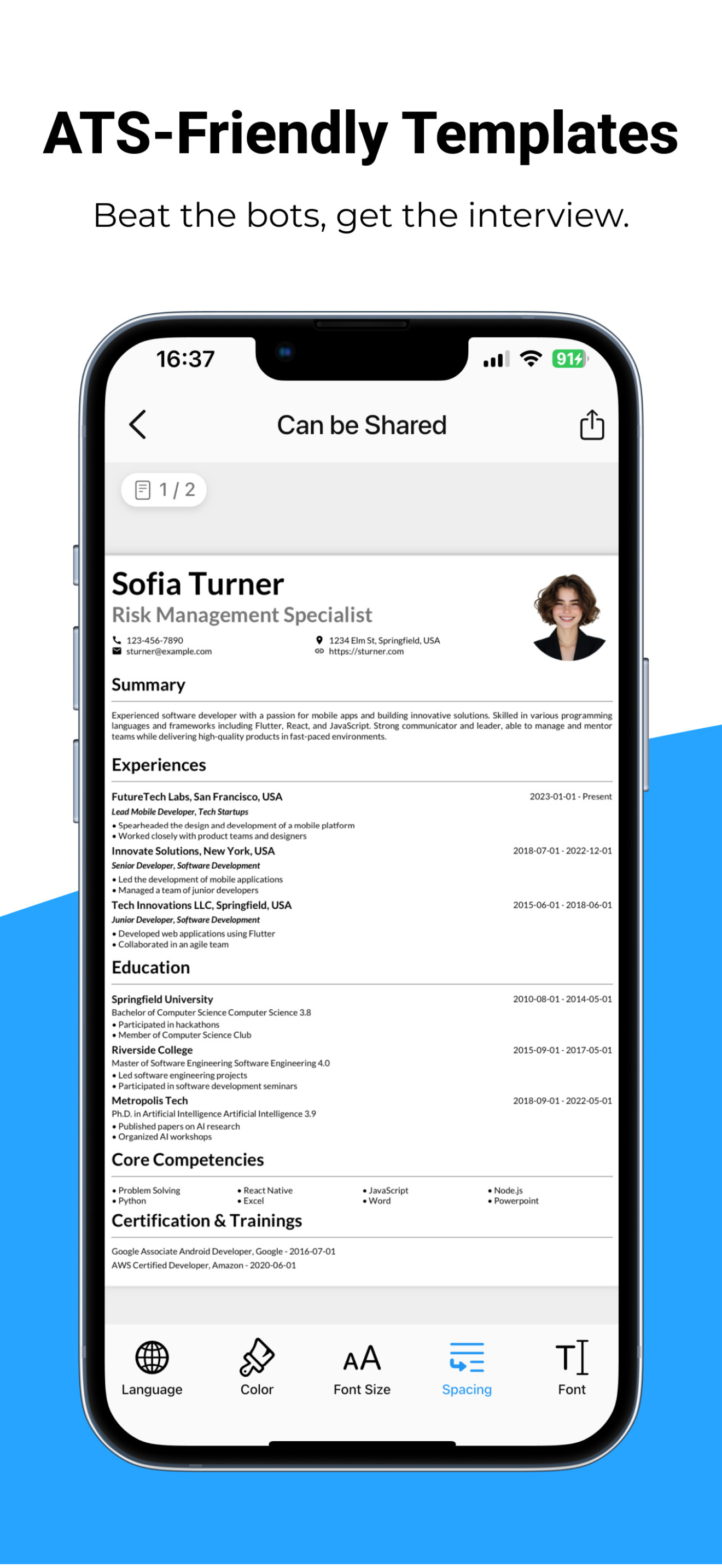 Resume AI - CV Maker & Builder