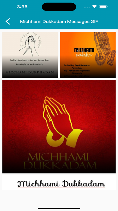Michhami Dukkadam Messages GIF Screenshot