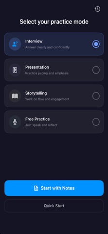 Rehearse - Speech Practice iPhone screenshot
