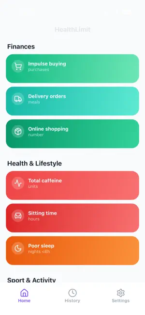 HealthLimit screenshot 3