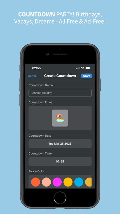 Countdowns - Create Alerts