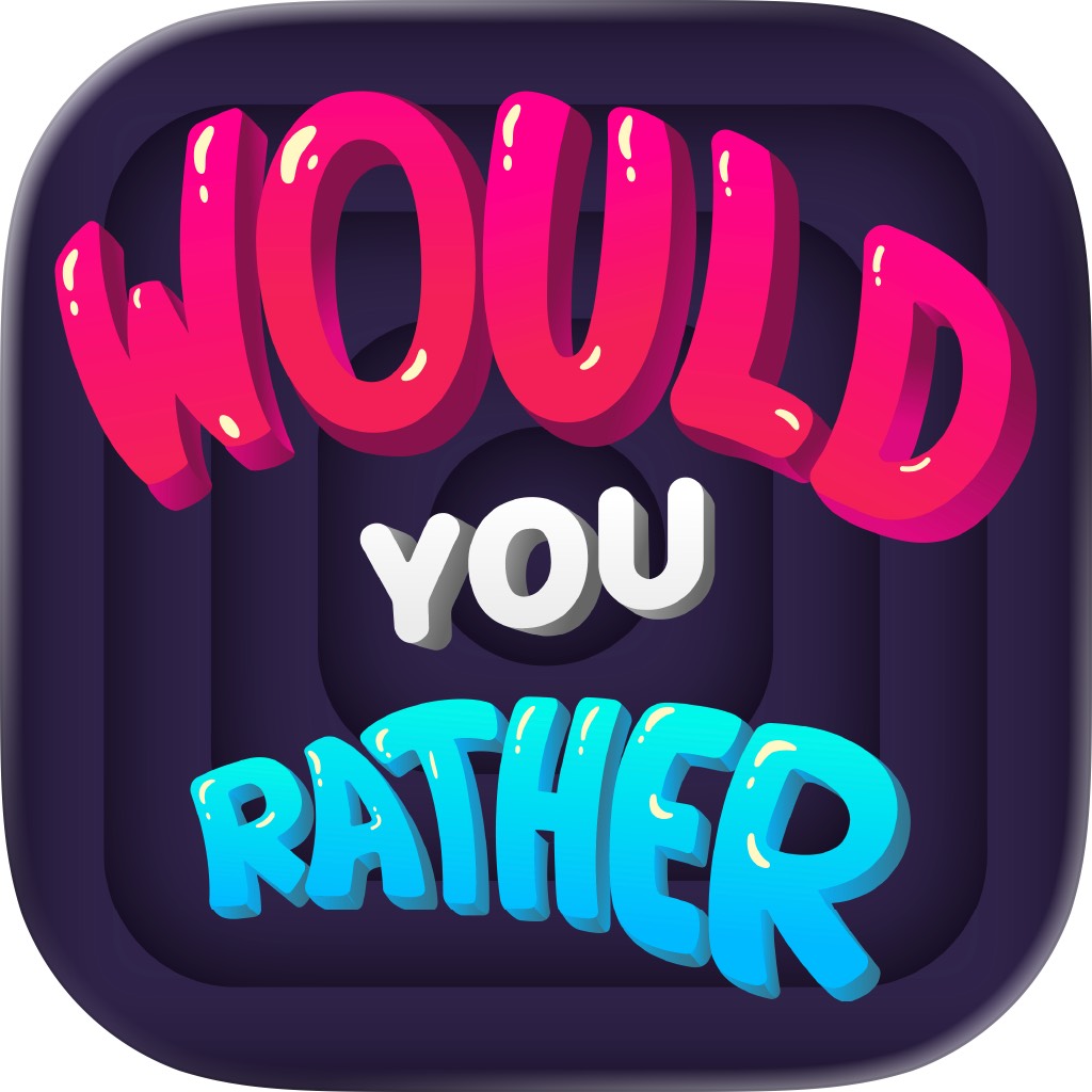 Apple App Store cover for Would You Rather: Adult Games