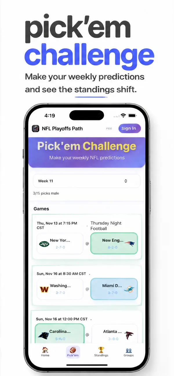 Screenshot #2 pour Playoff Path Football