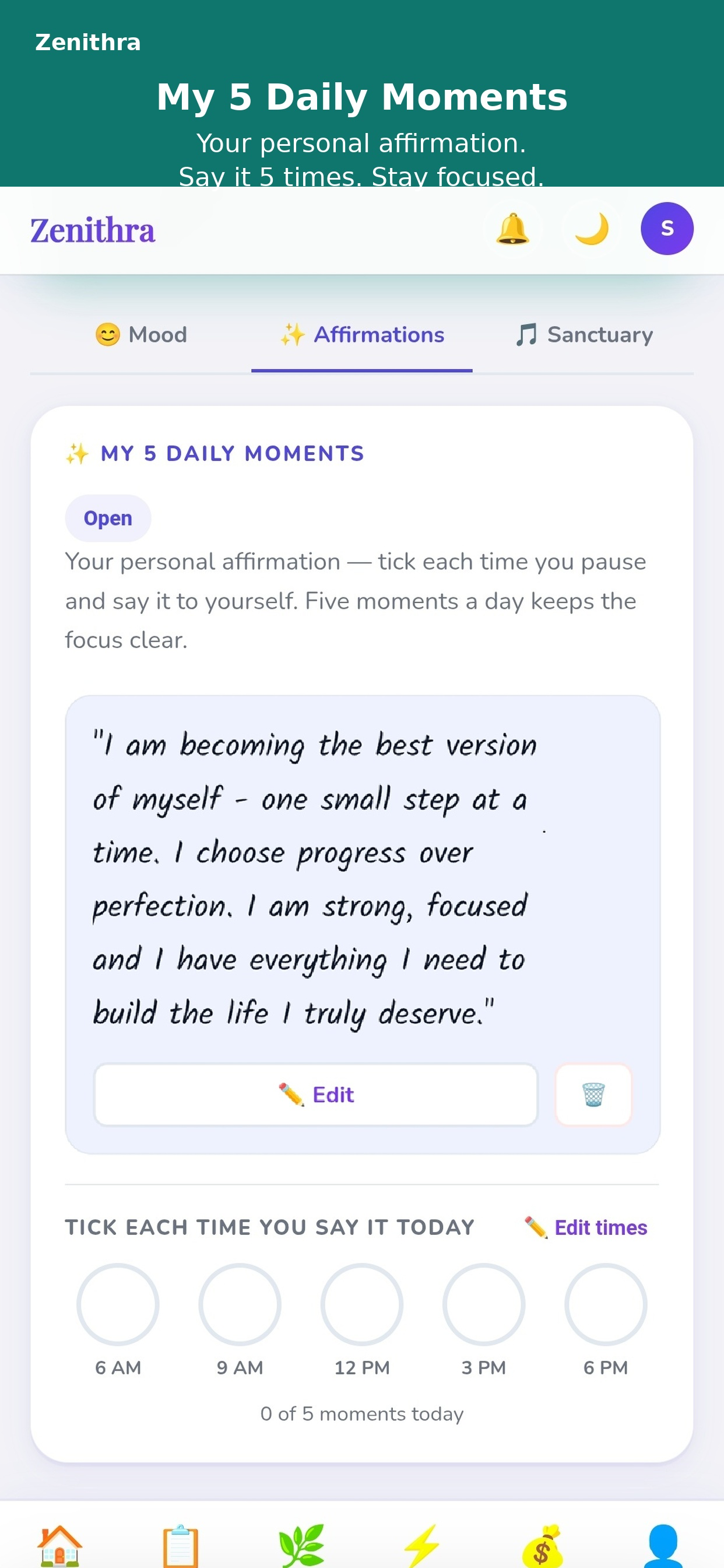 Zenithra: Self Development screenshot 8