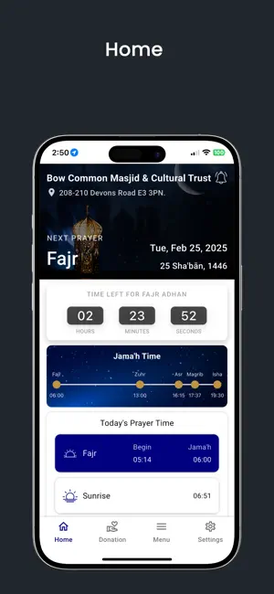Bow Common Masjid-BCMCT screenshot 1