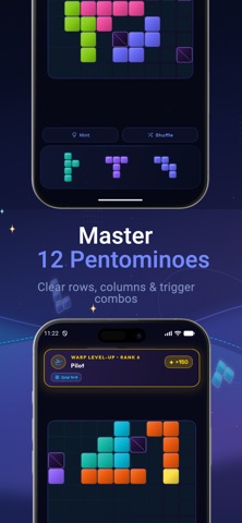 Cosmo Block Puzzle: Pentomino iPhone screenshot