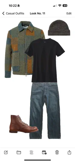 Screenshot von Stylebook Men auf dem iPhone 2