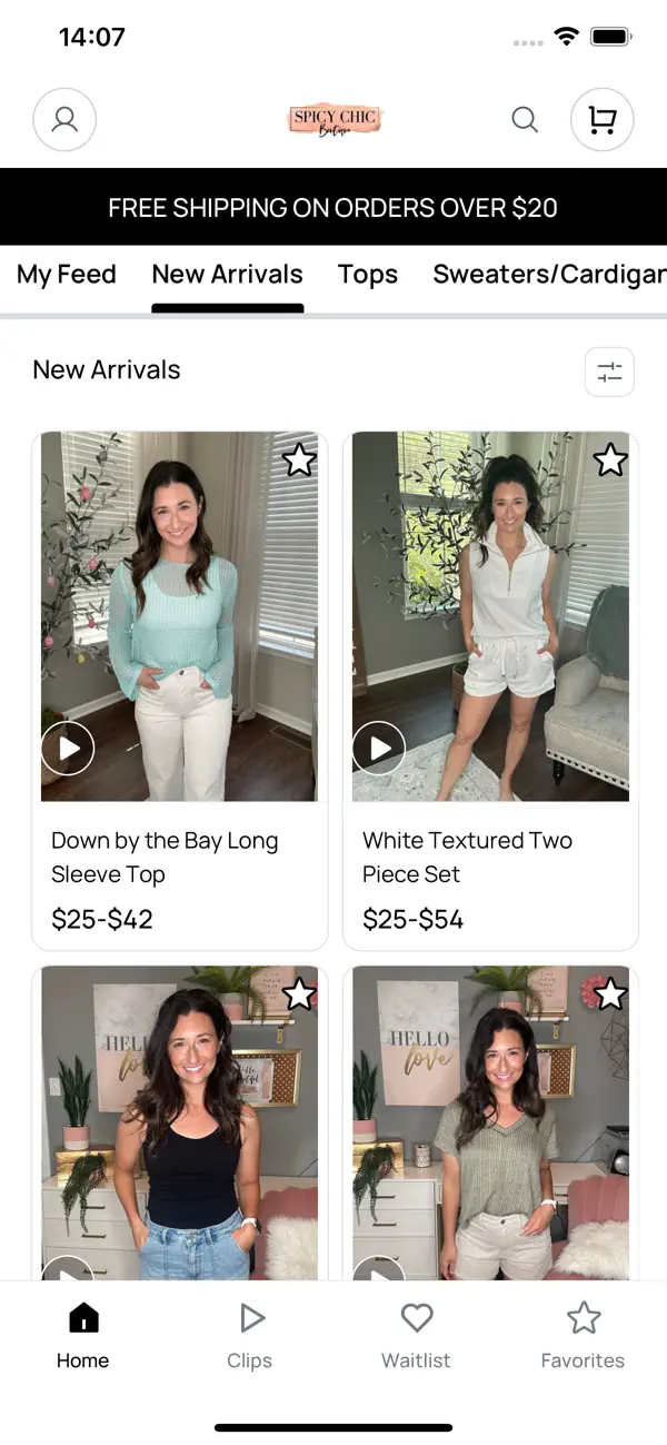 Screenshot #1 pour Spicy Chic Boutique