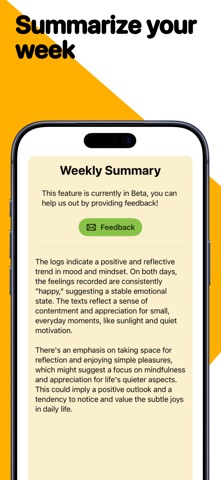Mood Tracker: MushyMood iPhone screenshot