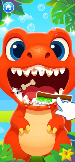 Dinosaur games for kids & baby iPhone screenshot 2