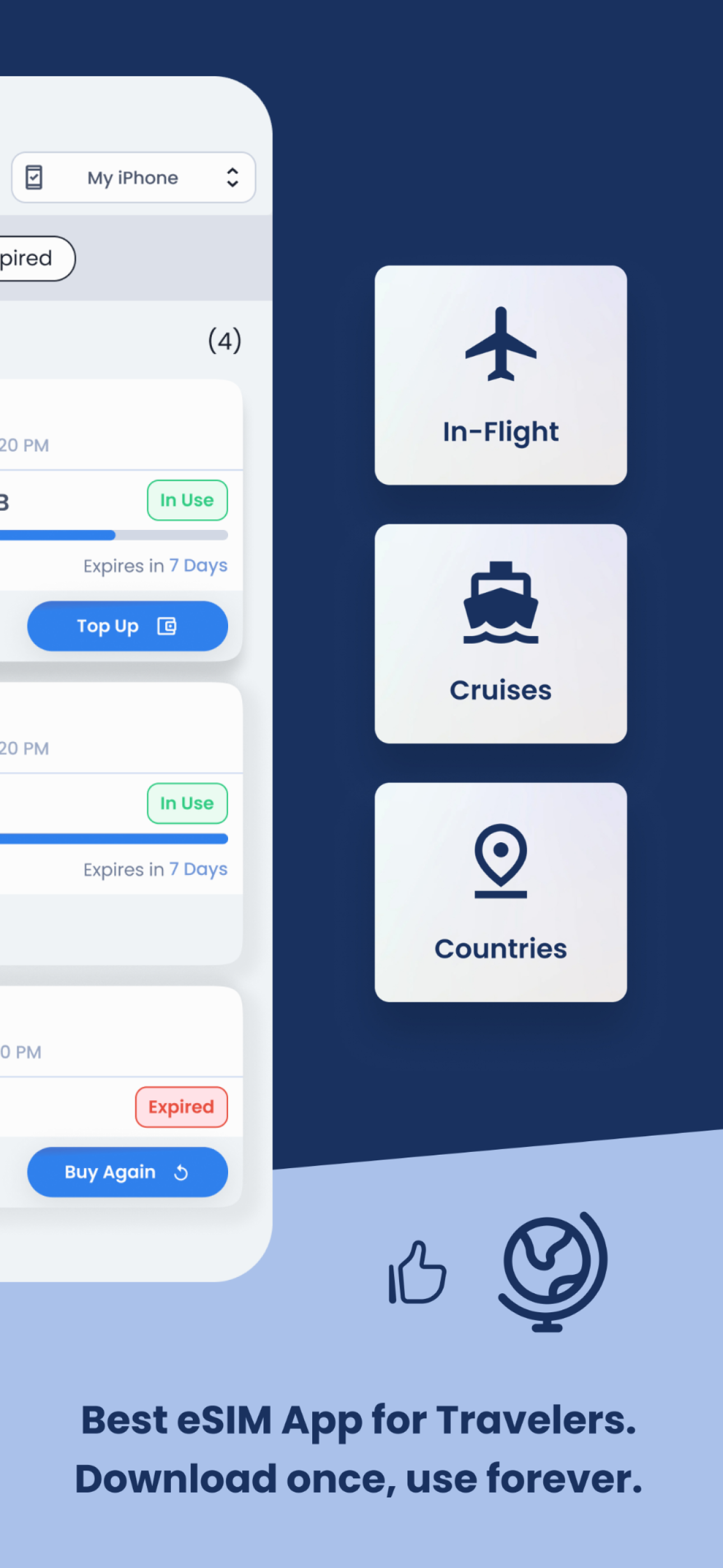 eSIM + Travel Data : GigSky