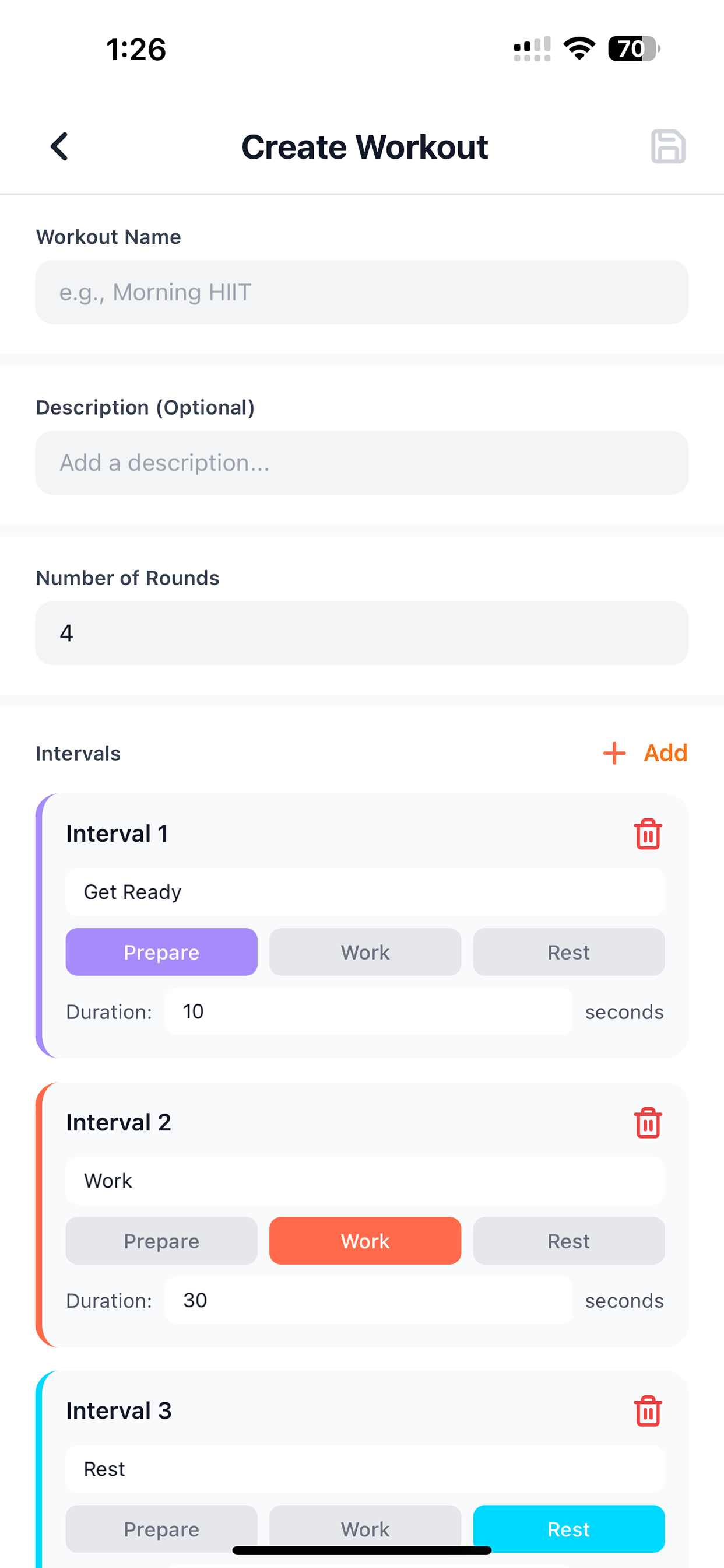Couch-O-Meter Workout Timer screenshot 5