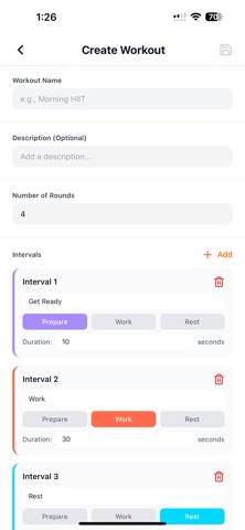 Couch-O-Meter Workout Timer screenshot