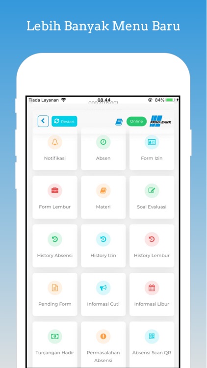 Prima Master Bank Absensi