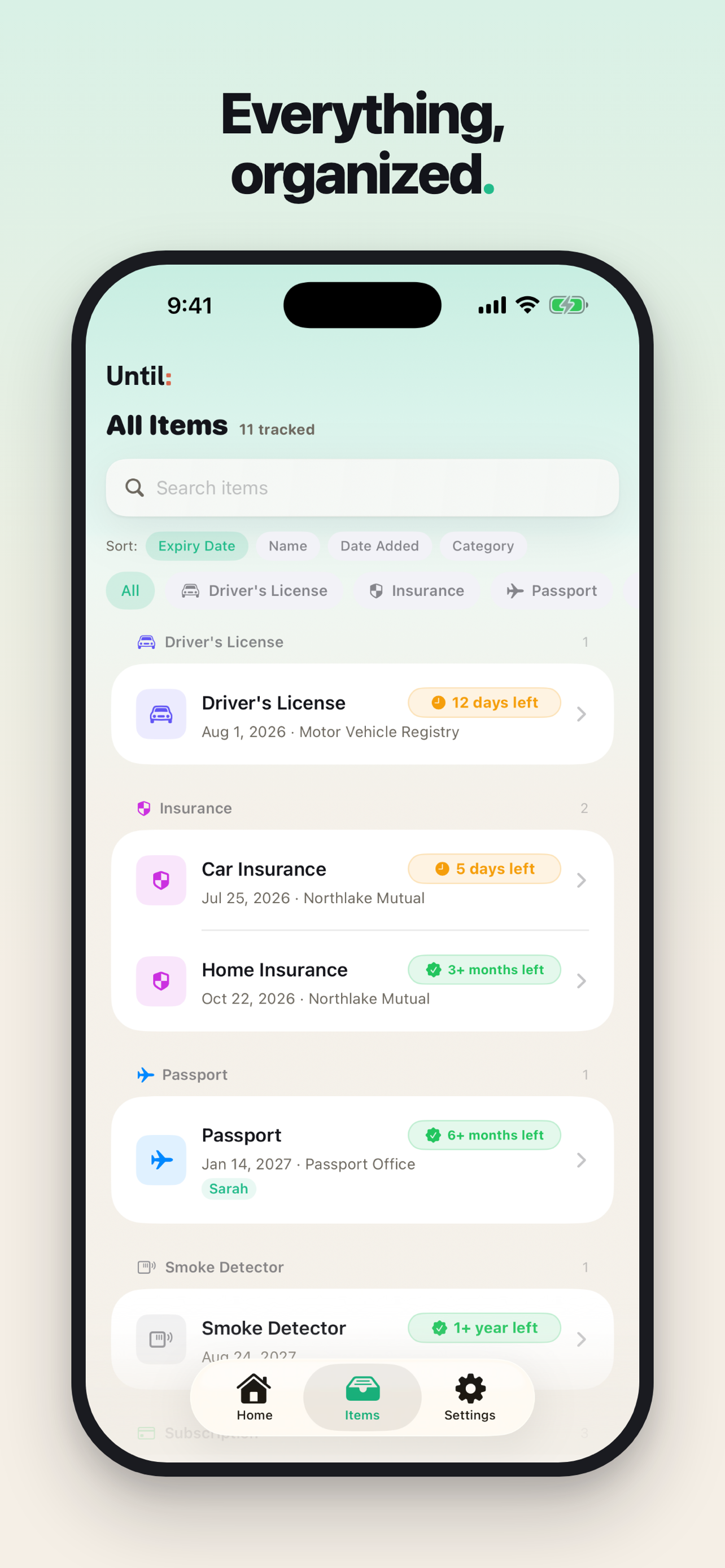 Until: Expiry Tracker screenshot 3
