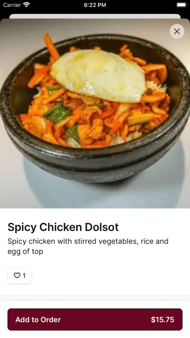 Kimchi House iPhone screenshot 4 - Food & Drink app