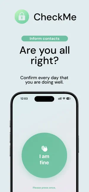 CheckMe: Are you okay? screenshot 1