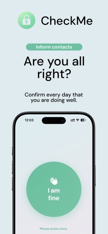 CheckMe: Are you okay? Screenshot 1 of 4