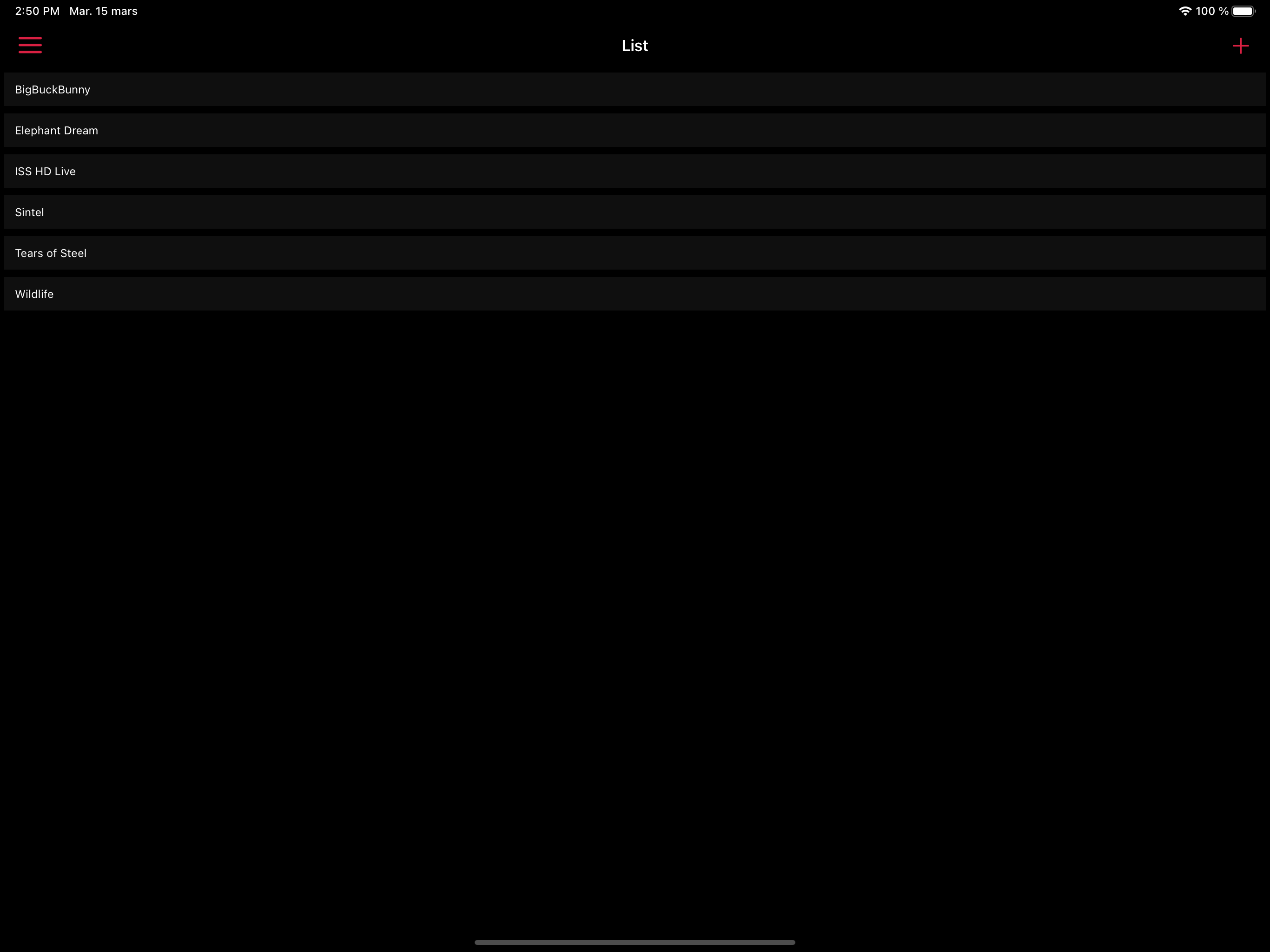 M3u8 Stream player