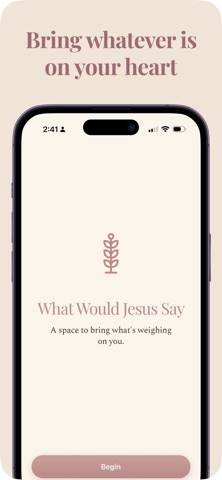 What Would Jesus Say to Me screenshot