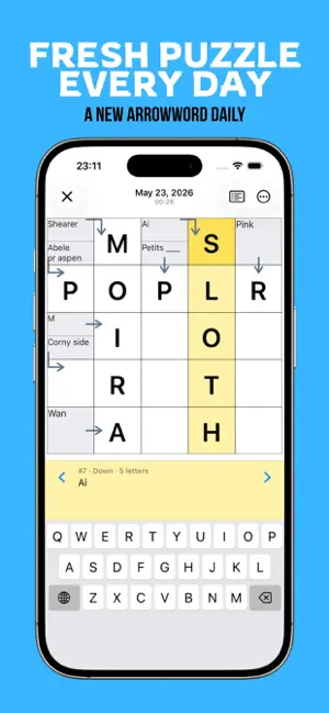 Arrowword Puzzle: Muamma screenshot 1