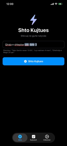 Kujtuesi screenshot