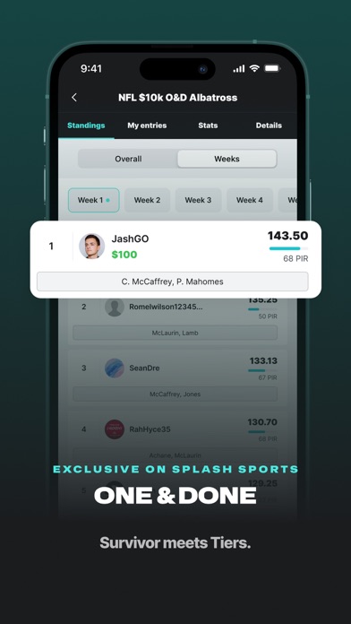 Splash Sports | Survivor & DFS screenshot 7