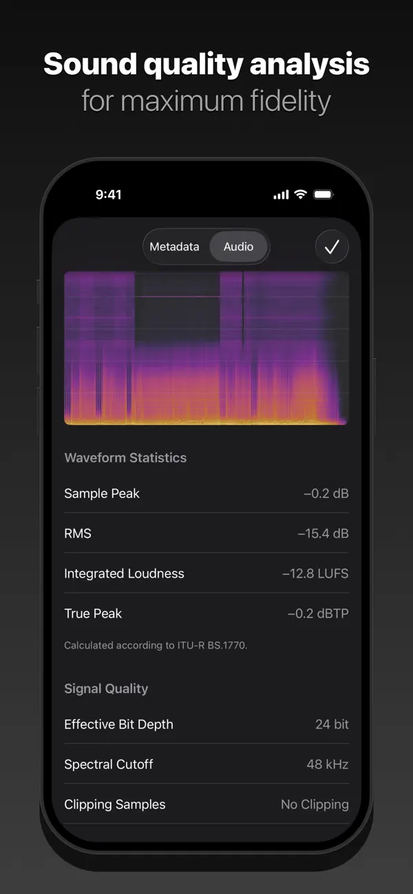 Screenshot #3 pour Pentaton: HiFi Audio Player