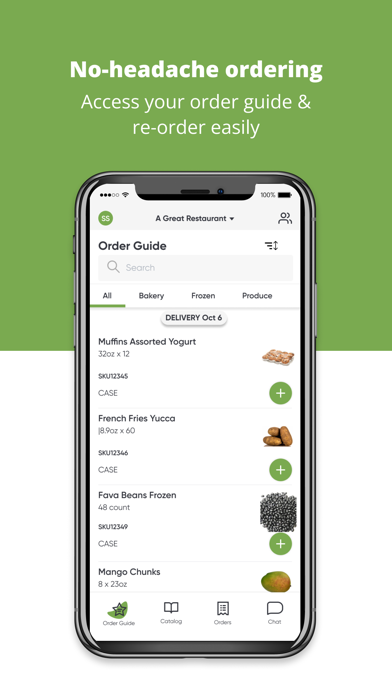 Aldo's Foodservice iPhone screenshot 2 - Food & Drink app