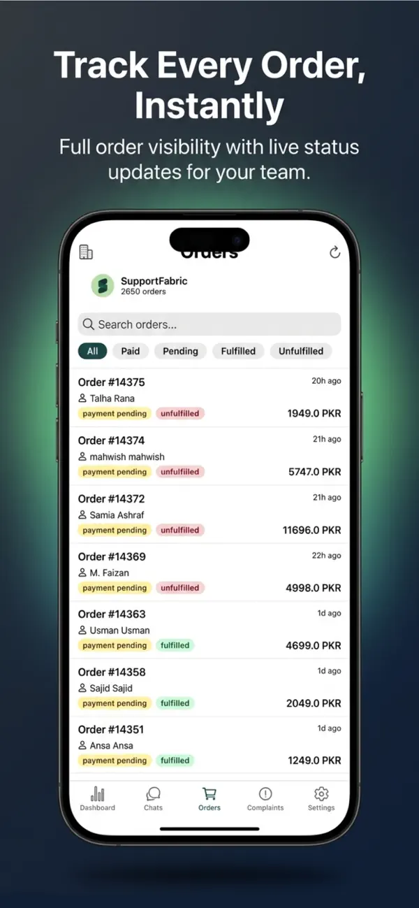 Screenshot #3 pour Support Fabric