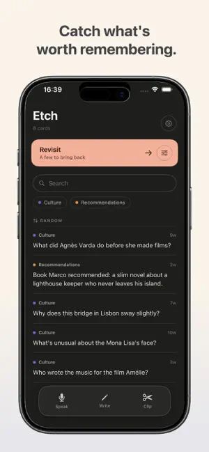 Etch: Quick Flashcards screenshot 1