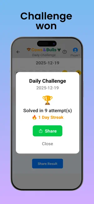 Cows and Bulls - Logic Game screenshot 3