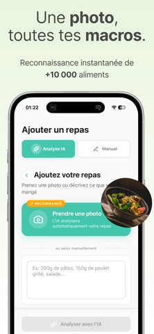 Chia: Calories, Macros & Poids screenshot