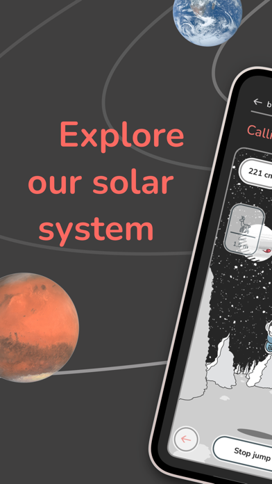 Jump on planets and moons screenshot